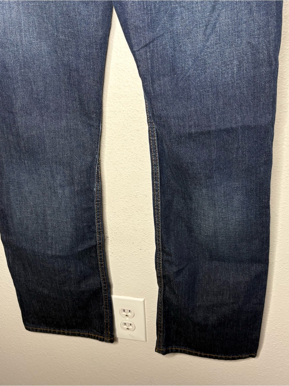 Levis 527 Low Boot Cut Jeans Mens 32x32 Dark Denim Pants Excellent Condition - Picture 3 of 6